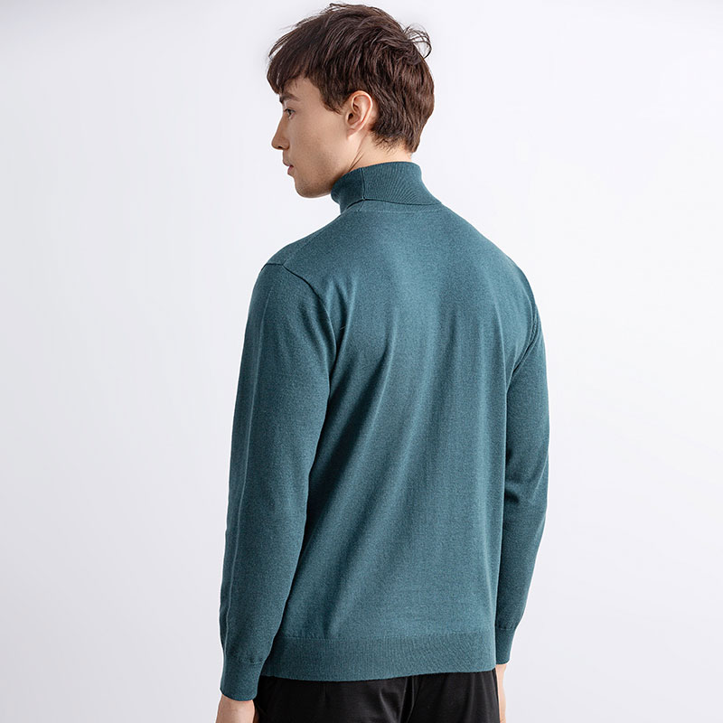 Miesten pyöreä kaulan pullover-villapaita on muodikas välttämätön esine syksy- ja talvikausiksi